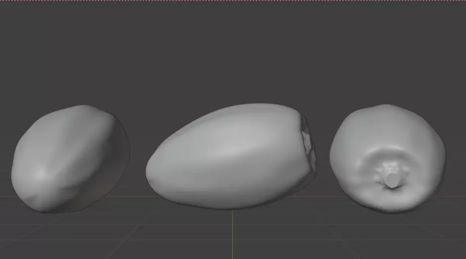 3D Date Fruit Model 3D model_3