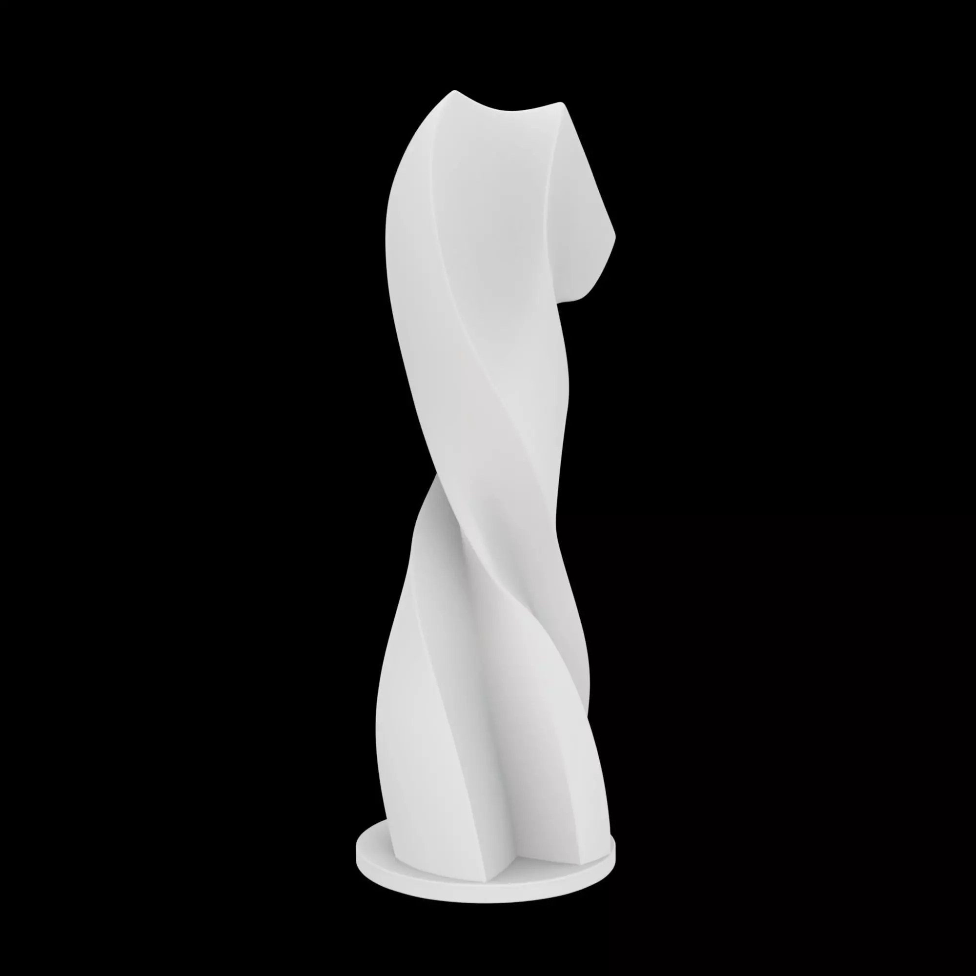 Minimalist Sculpture Tower 3D Printable Model 3D print model_2