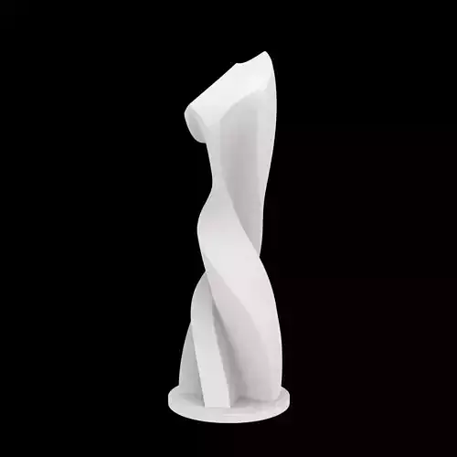 Minimalist Sculpture Tower 3D Printable Model