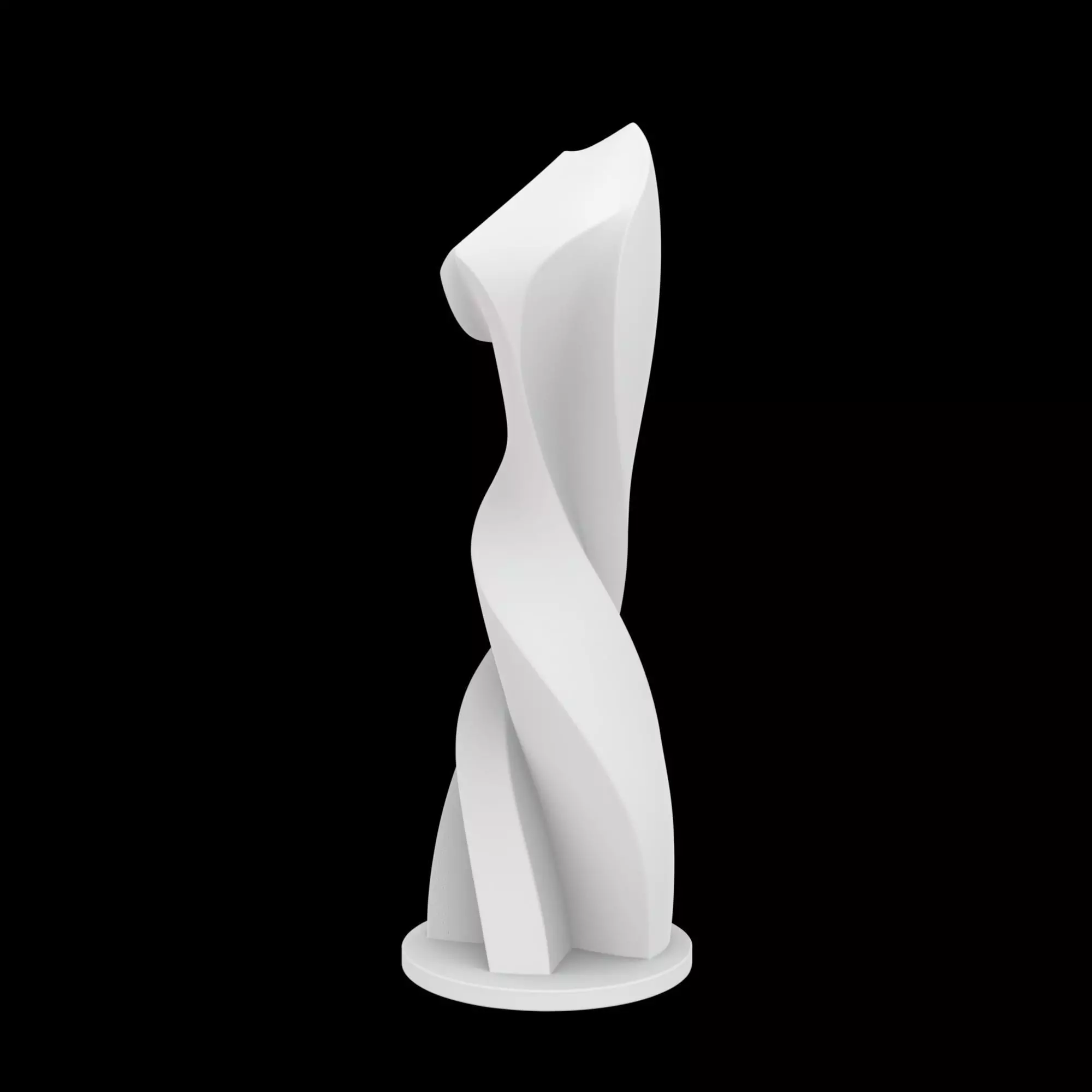 Minimalist Sculpture Tower 3D Printable Model 3D print model_0
