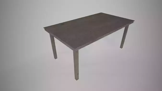 Table Low-poly 3D model
