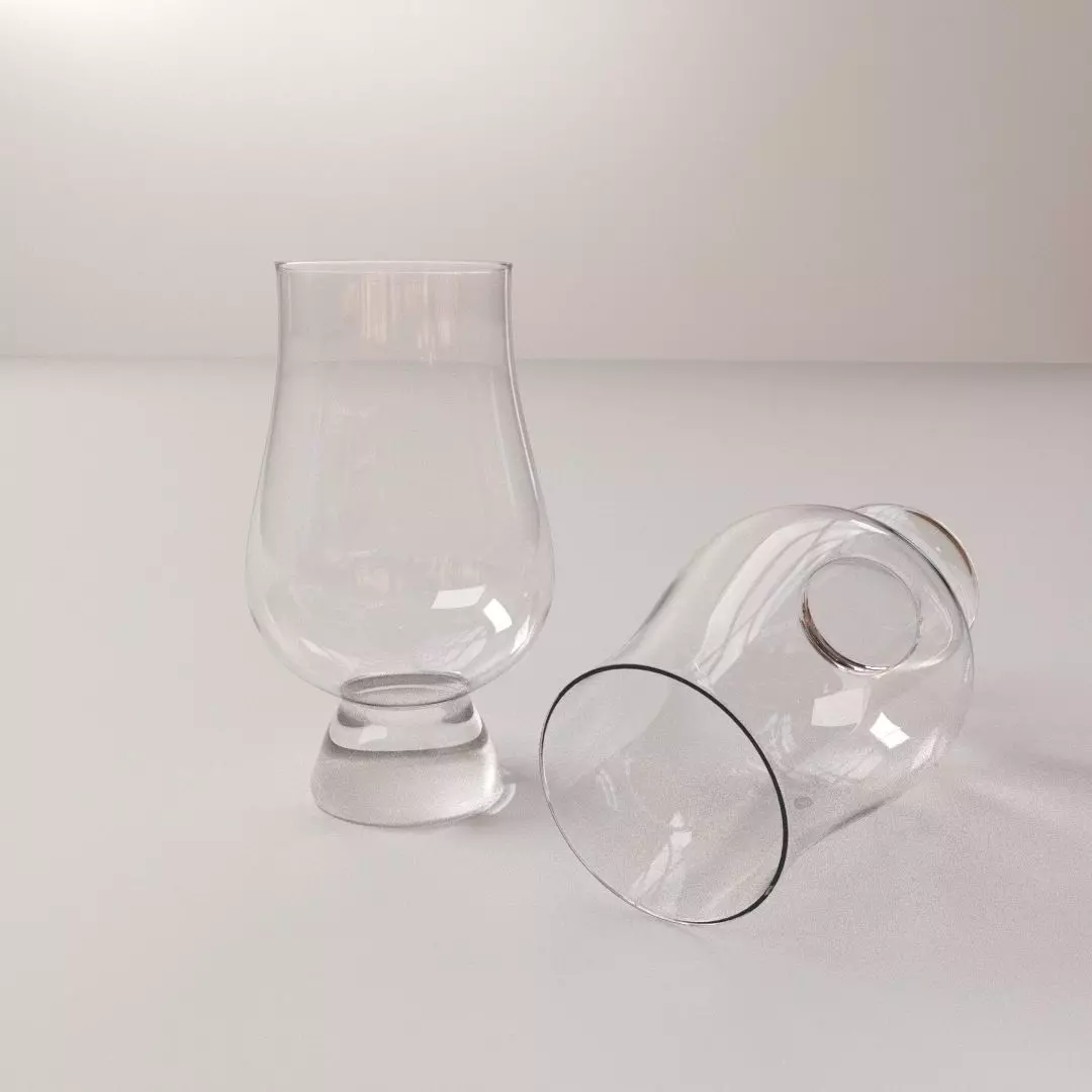 Whisky Glass 3D model_0