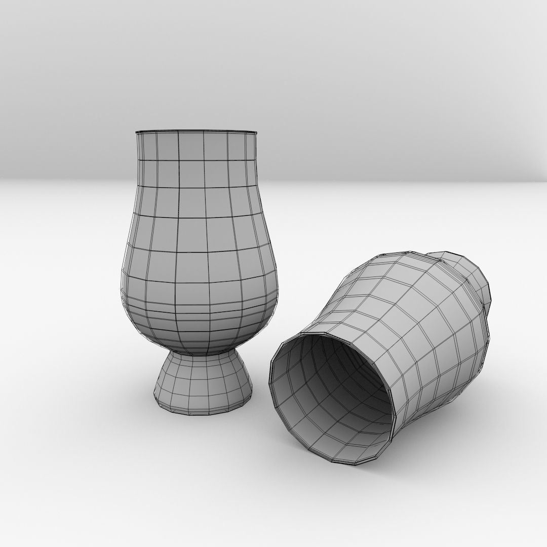 Whisky Glass 3D model_4
