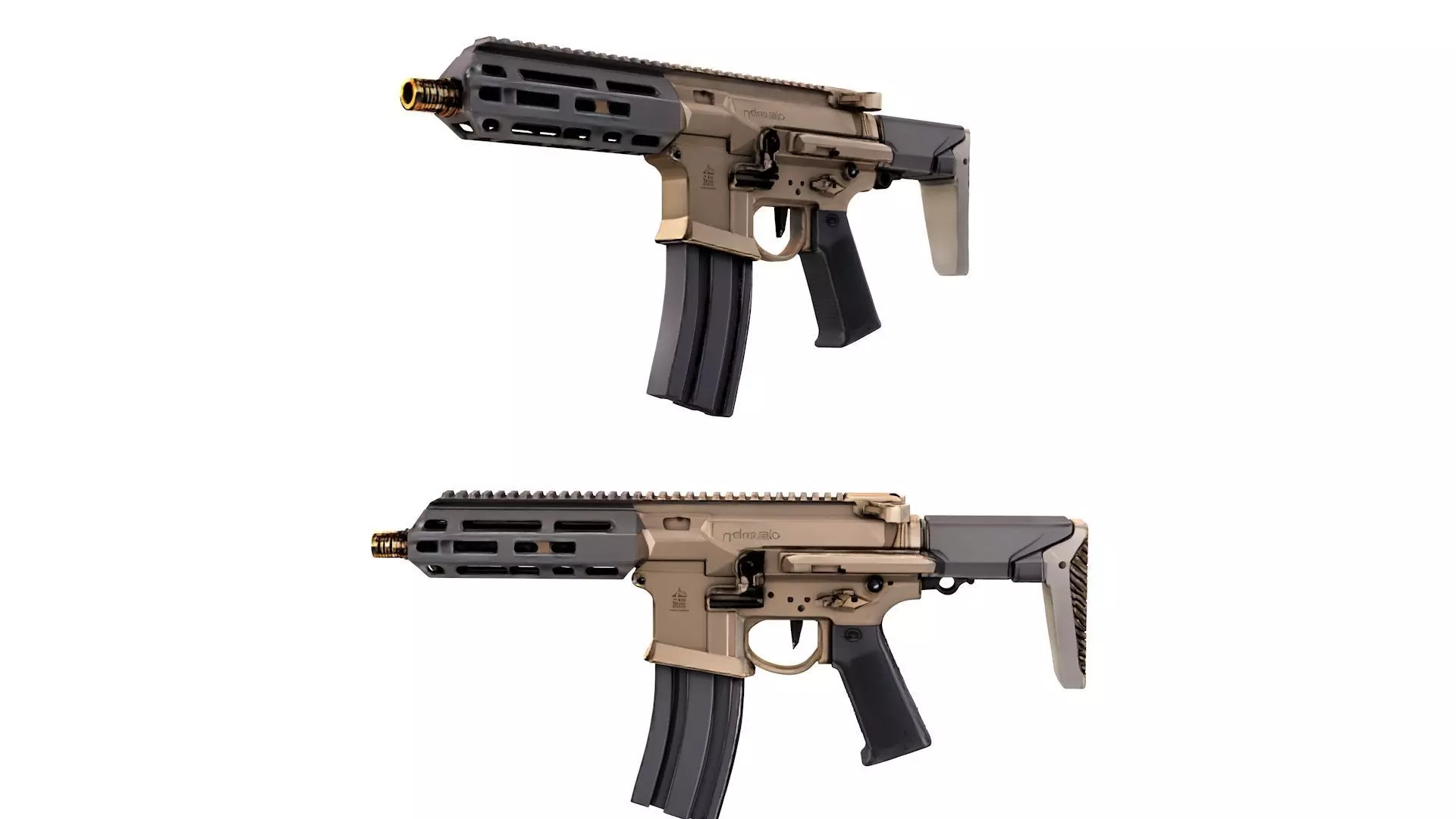 Badger 300BLK rifle  3D model_0