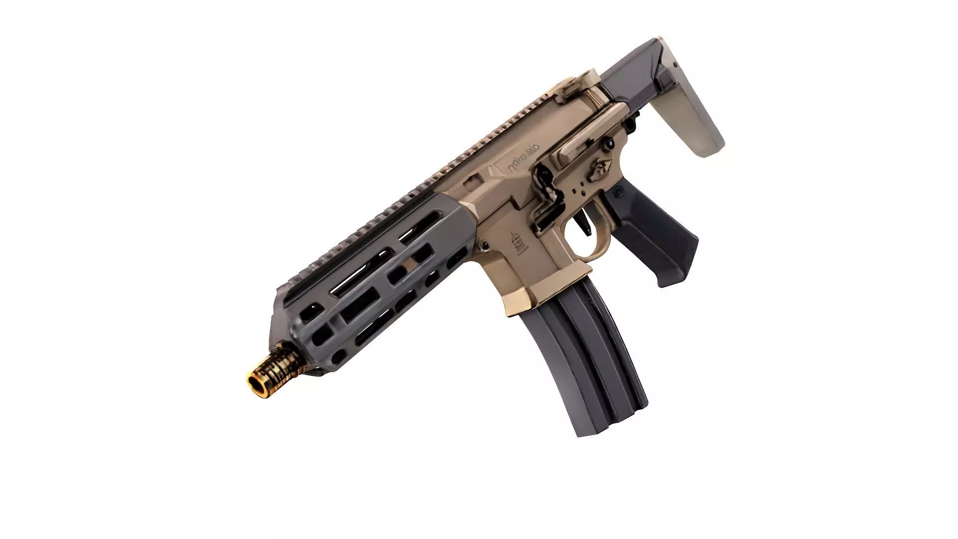 Badger 300BLK rifle  3D model_2