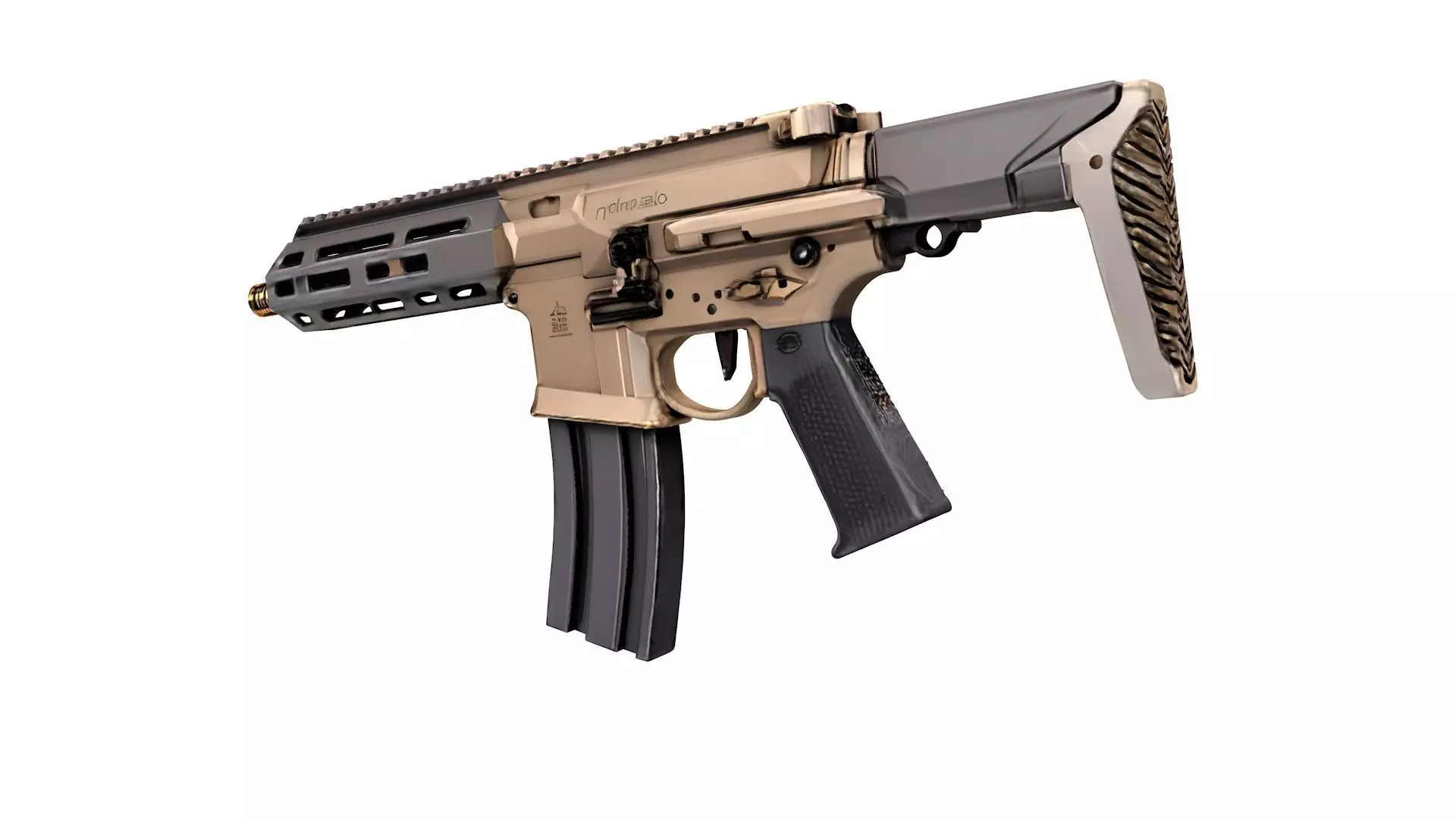 Badger 300BLK rifle  3D model_4