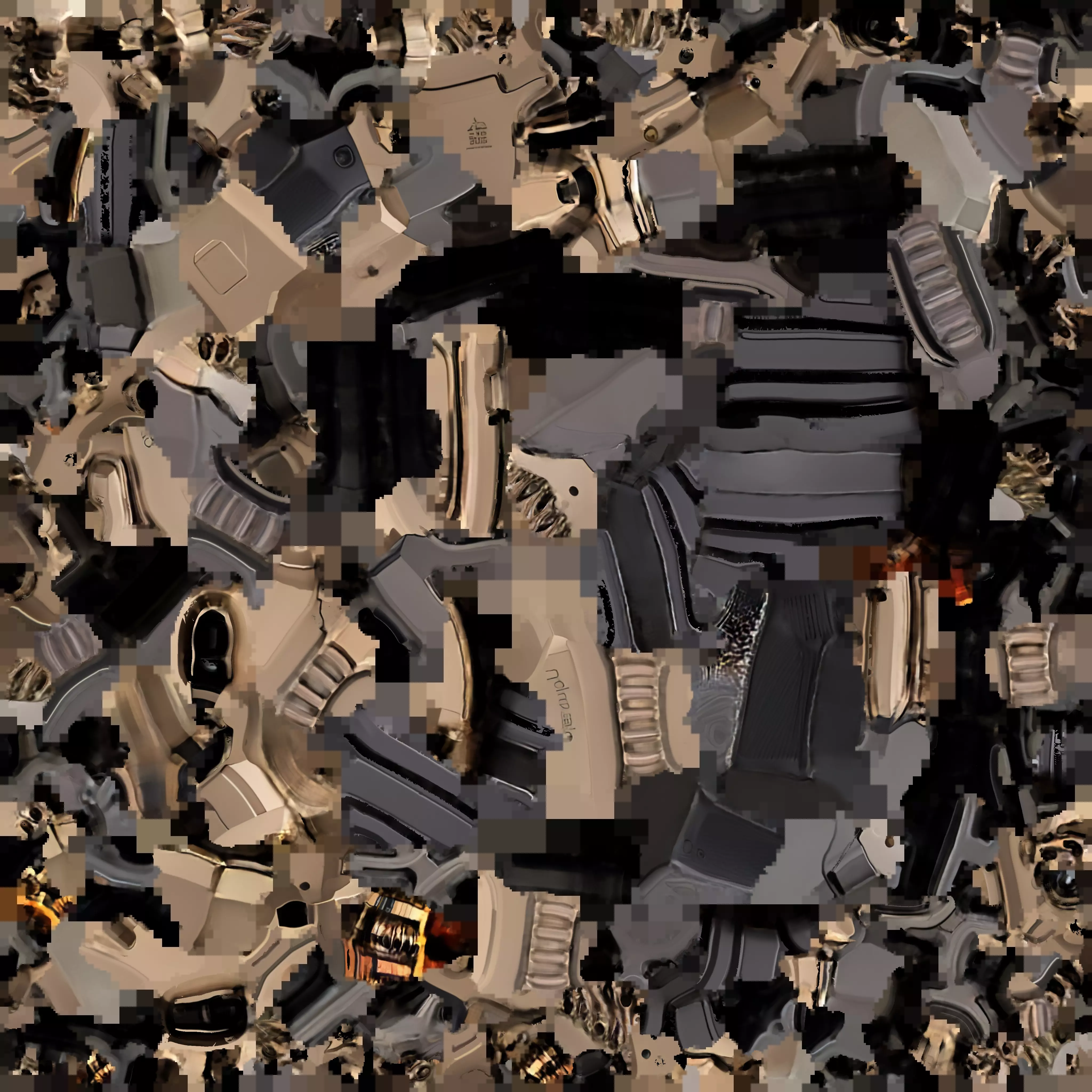 Badger 300BLK rifle  3D model_6