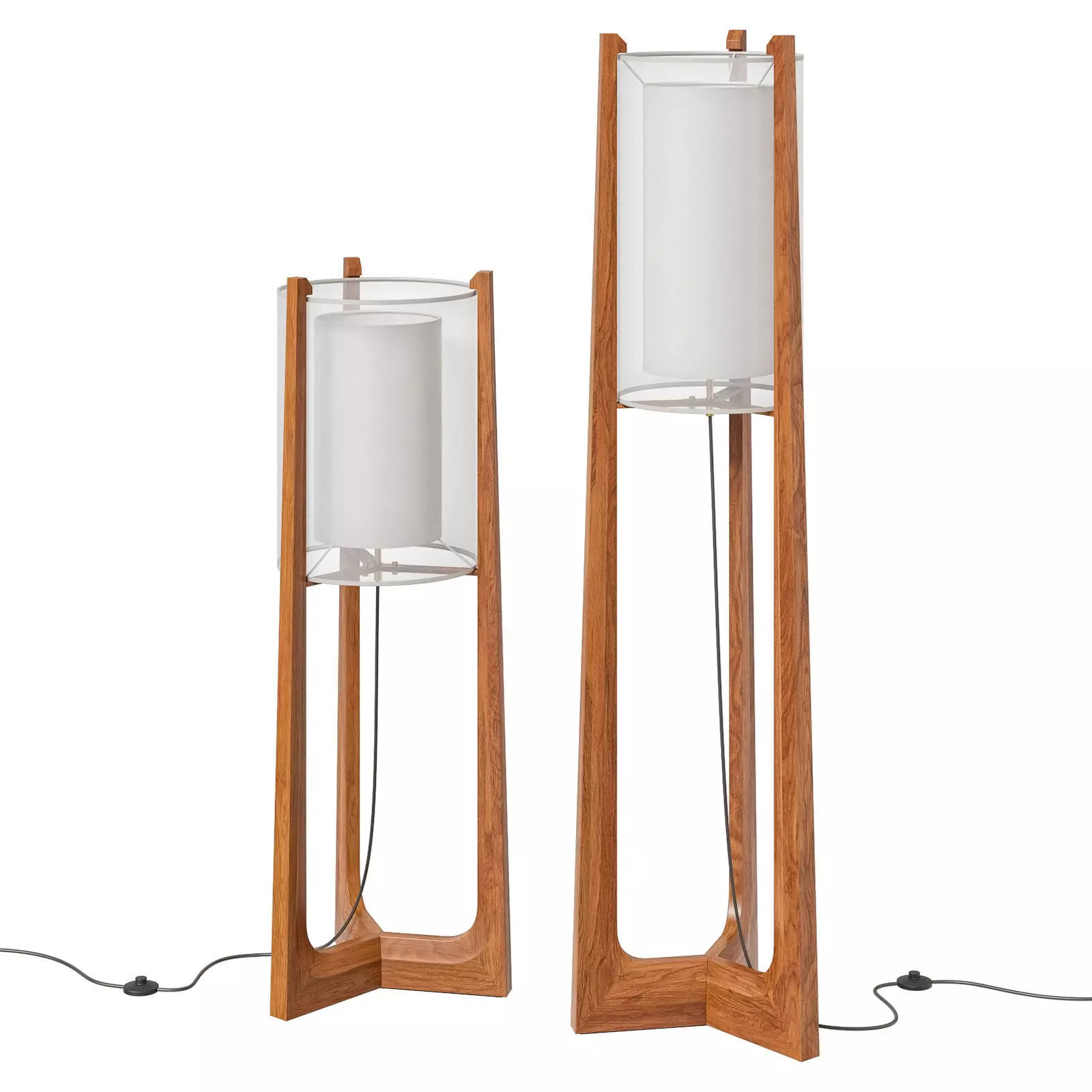 Dekorfine Quinn Lantern Floor Lamp 3D model_9