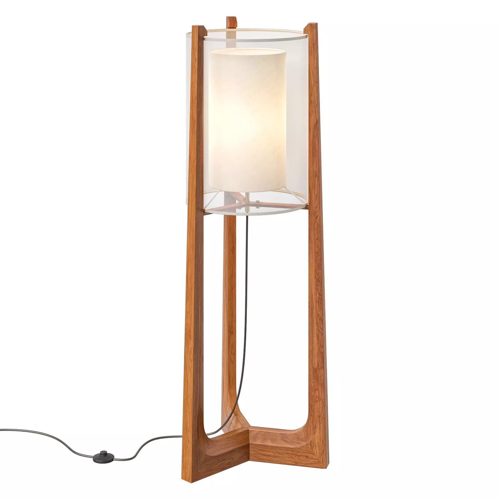 Dekorfine Quinn Lantern Floor Lamp 3D model_1