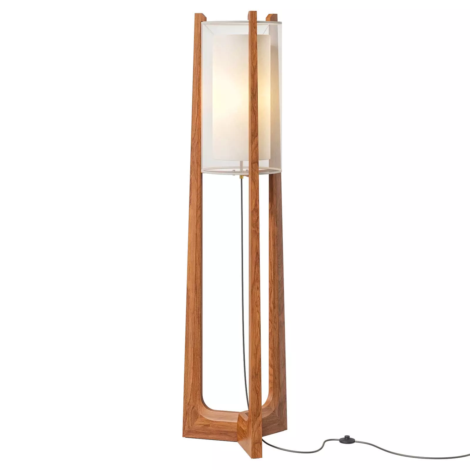 Dekorfine Quinn Lantern Floor Lamp 3D model_4