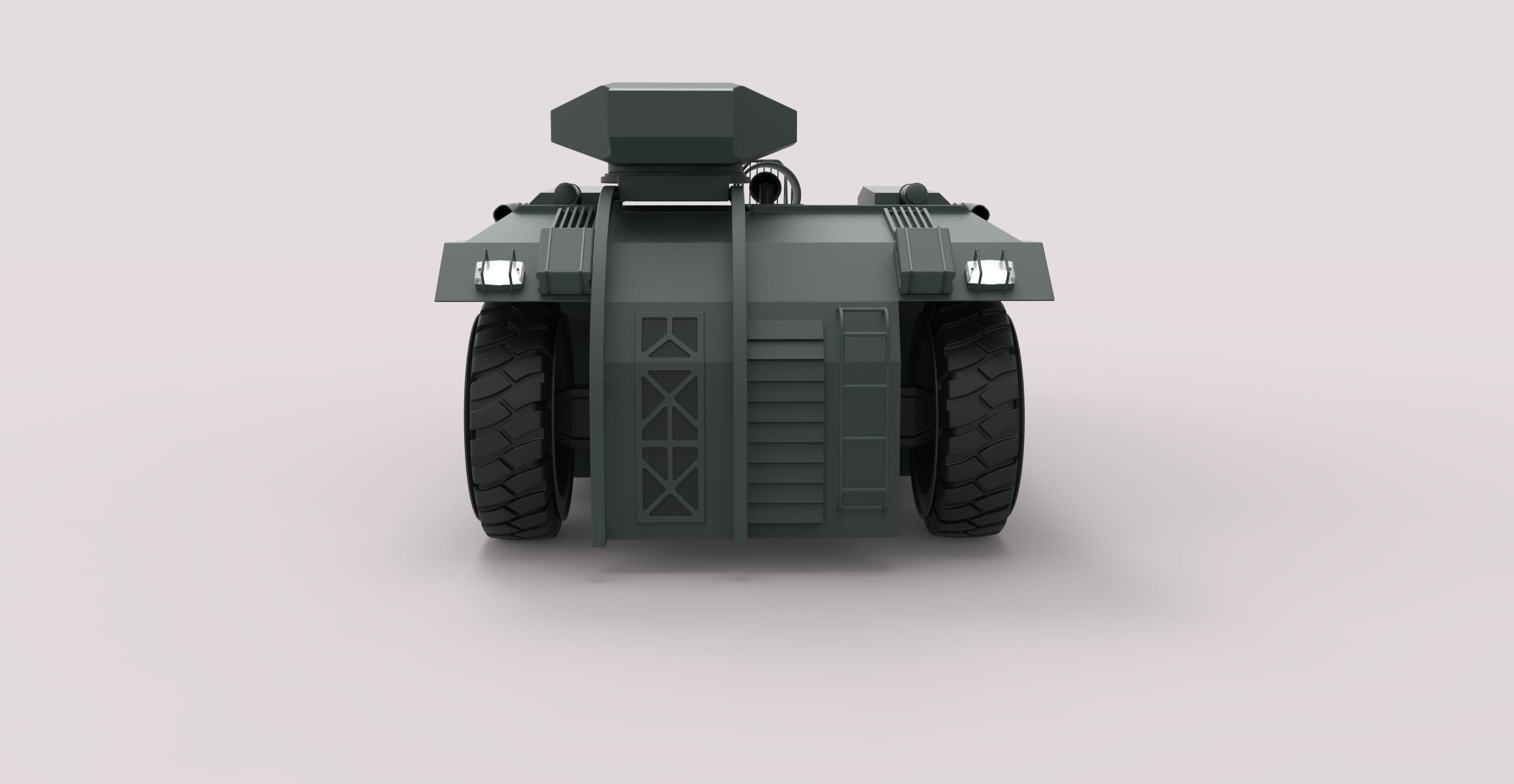 Armored personnel carrier M577 from the movie Aliens 3D model_21