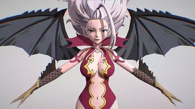 Mirajane Strauss - Satan Soul Skin - Fairy Tail - Fierce Fight