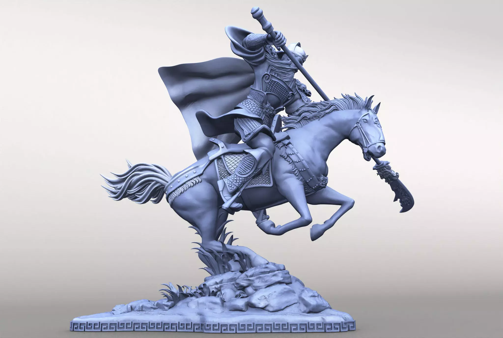 Guan-Yu dynasty warriors 3D print model_7