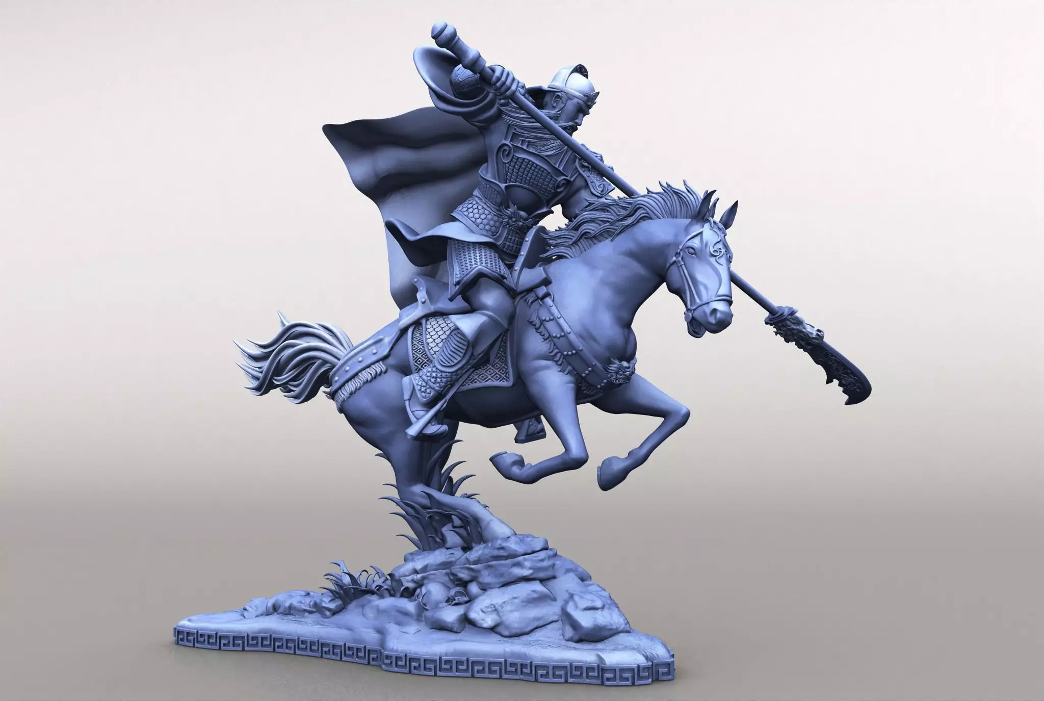 Guan-Yu dynasty warriors 3D print model_4