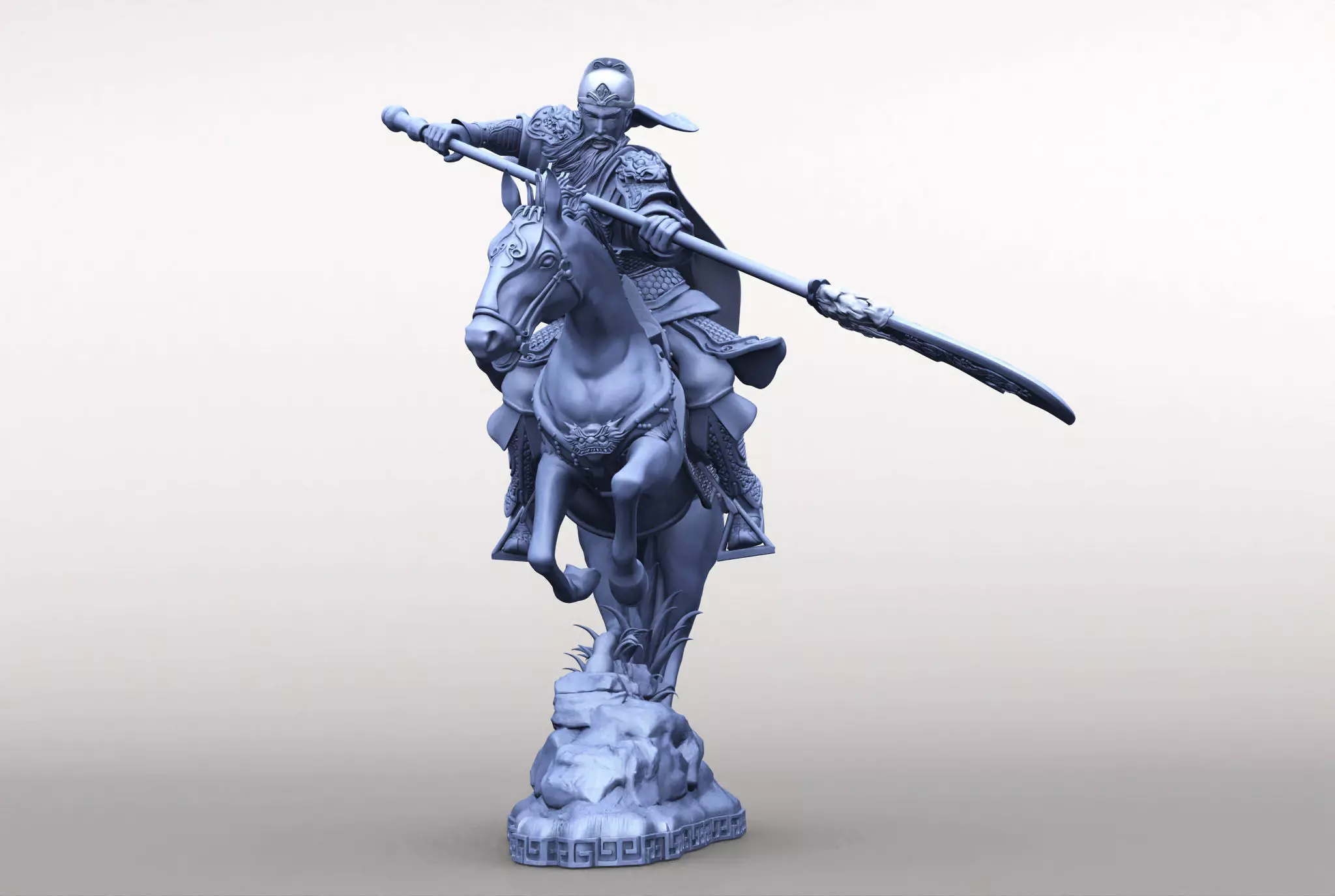 Guan-Yu dynasty warriors 3D print model_3