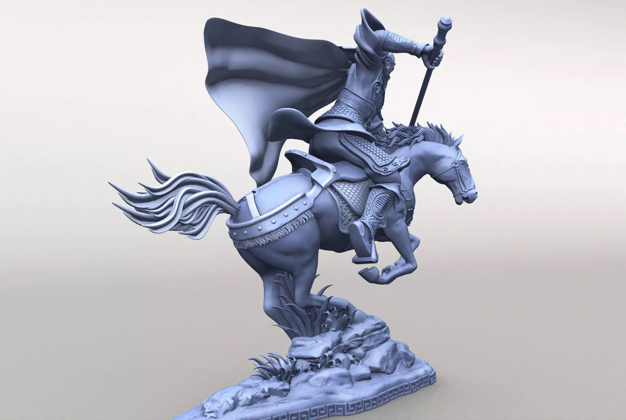 Guan-Yu dynasty warriors 3D print model_8