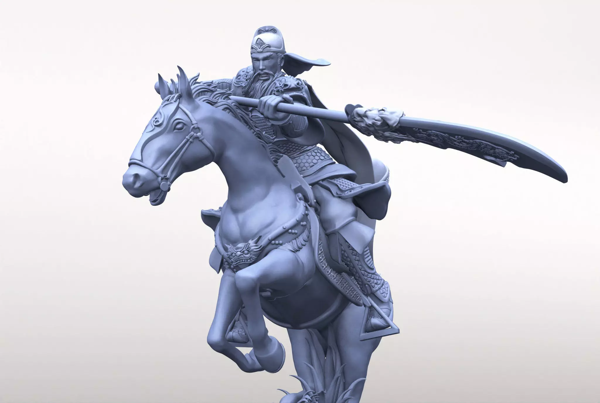 Guan-Yu dynasty warriors 3D print model_5