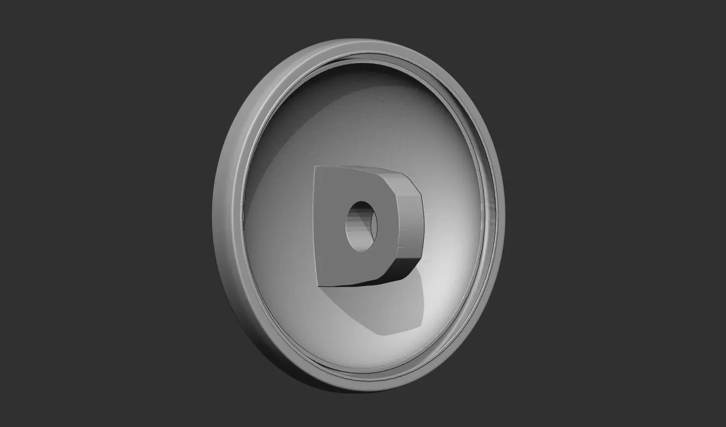 Horse Head Button 3D Printable Model 3D print model_7