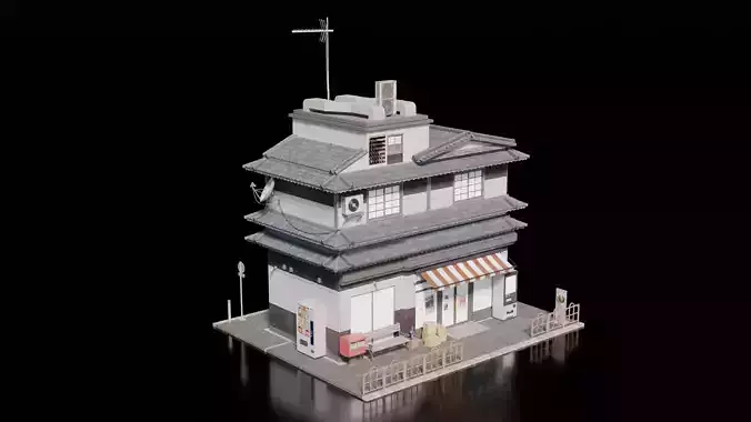 Japanese House 13 3D model