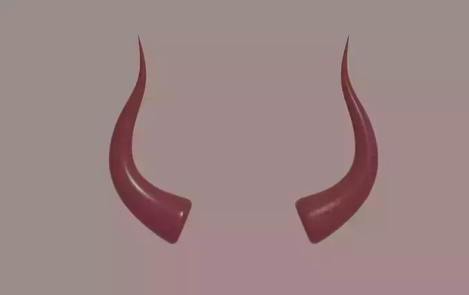 Devils Horns Low-poly 3D model