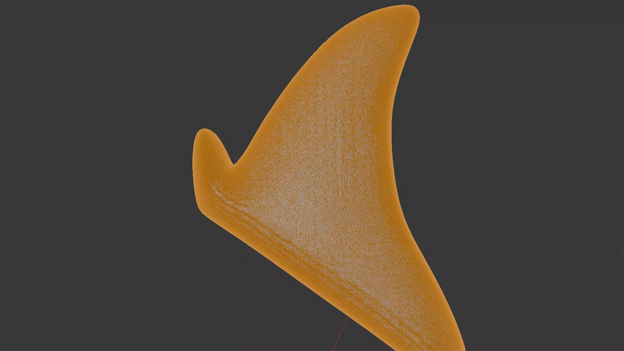Shark Fin Wall Hanger 3D Printable Model 3D print model_7