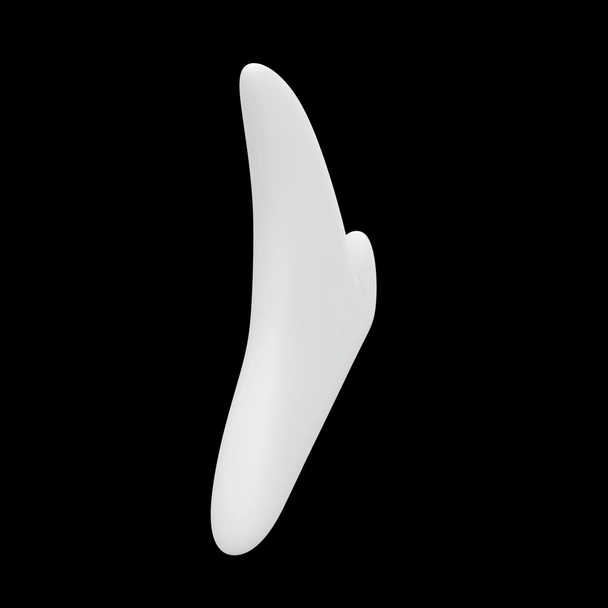 Shark Fin Wall Hanger 3D Printable Model 3D print model_4