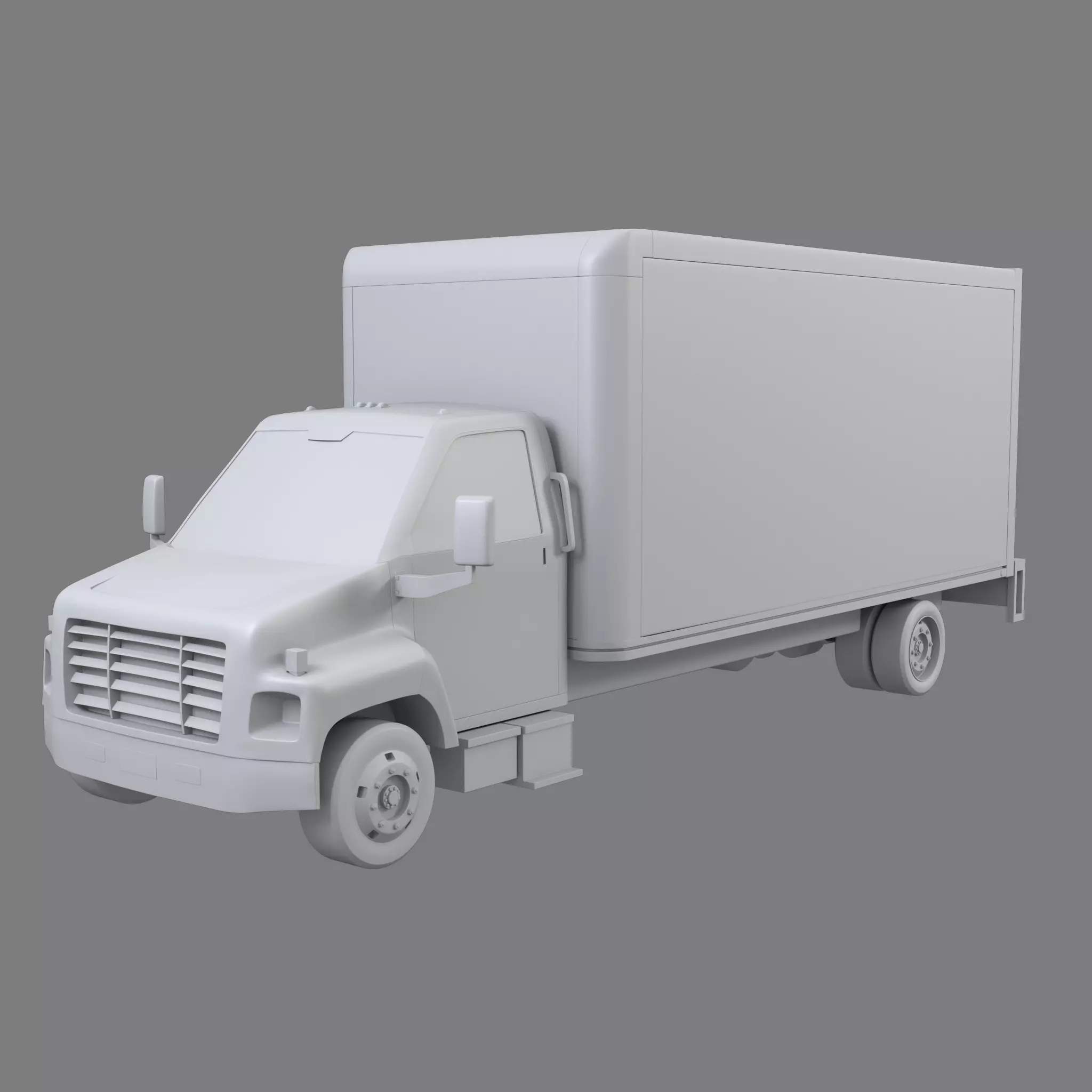 Box tuck Low-poly 3D model