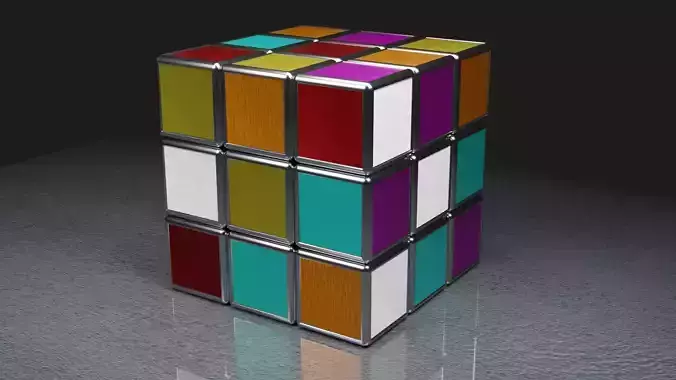metal rubiks cube