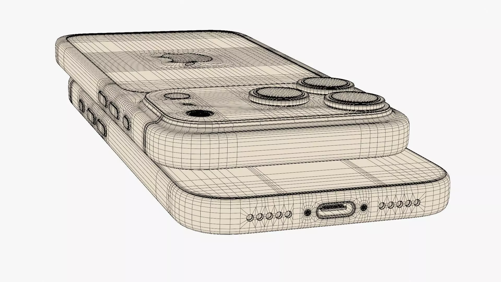 Apple iPhone 17 Pro Deep Blue 3D model_18