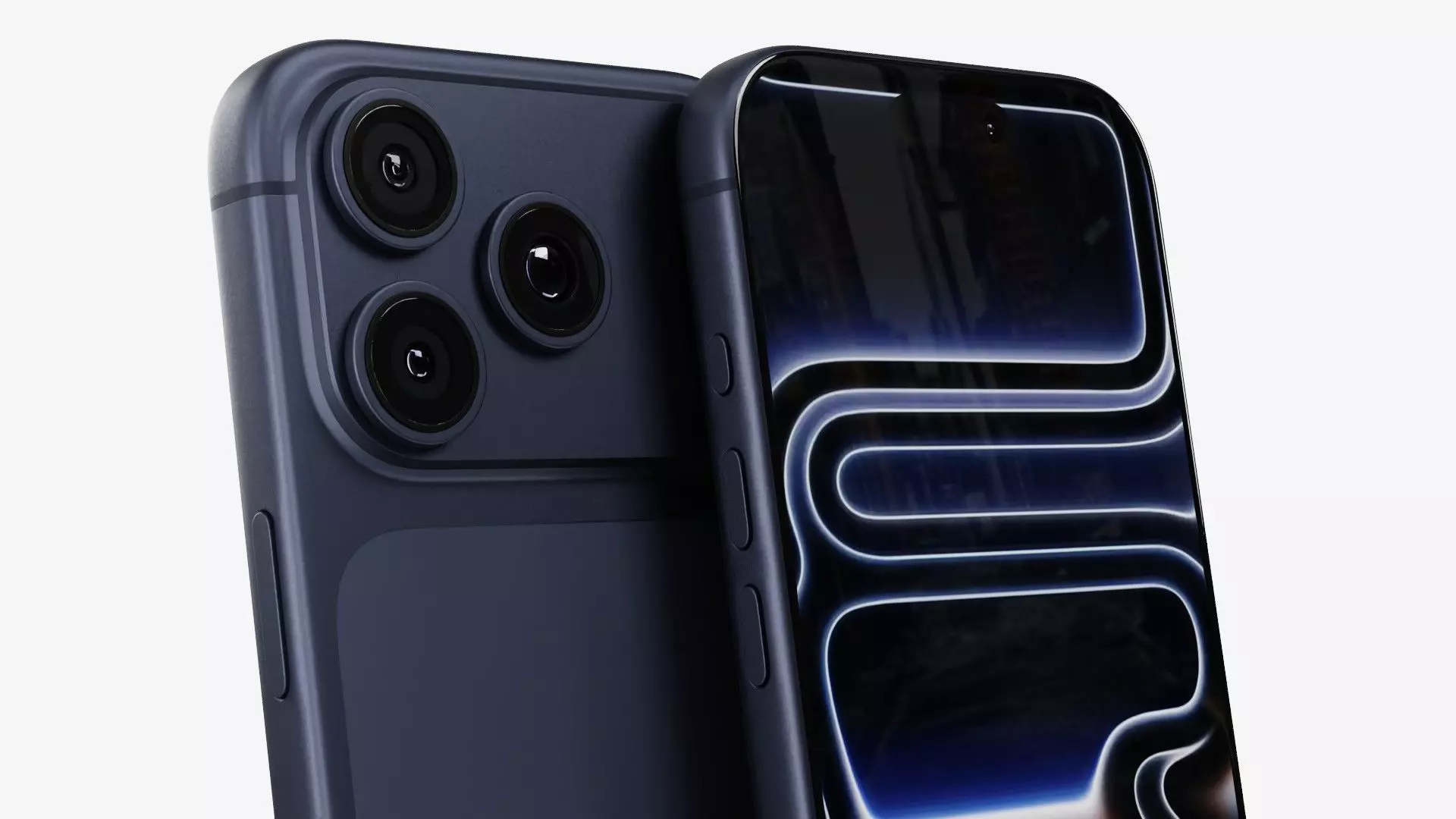 Apple iPhone 17 Pro Deep Blue 3D model_3