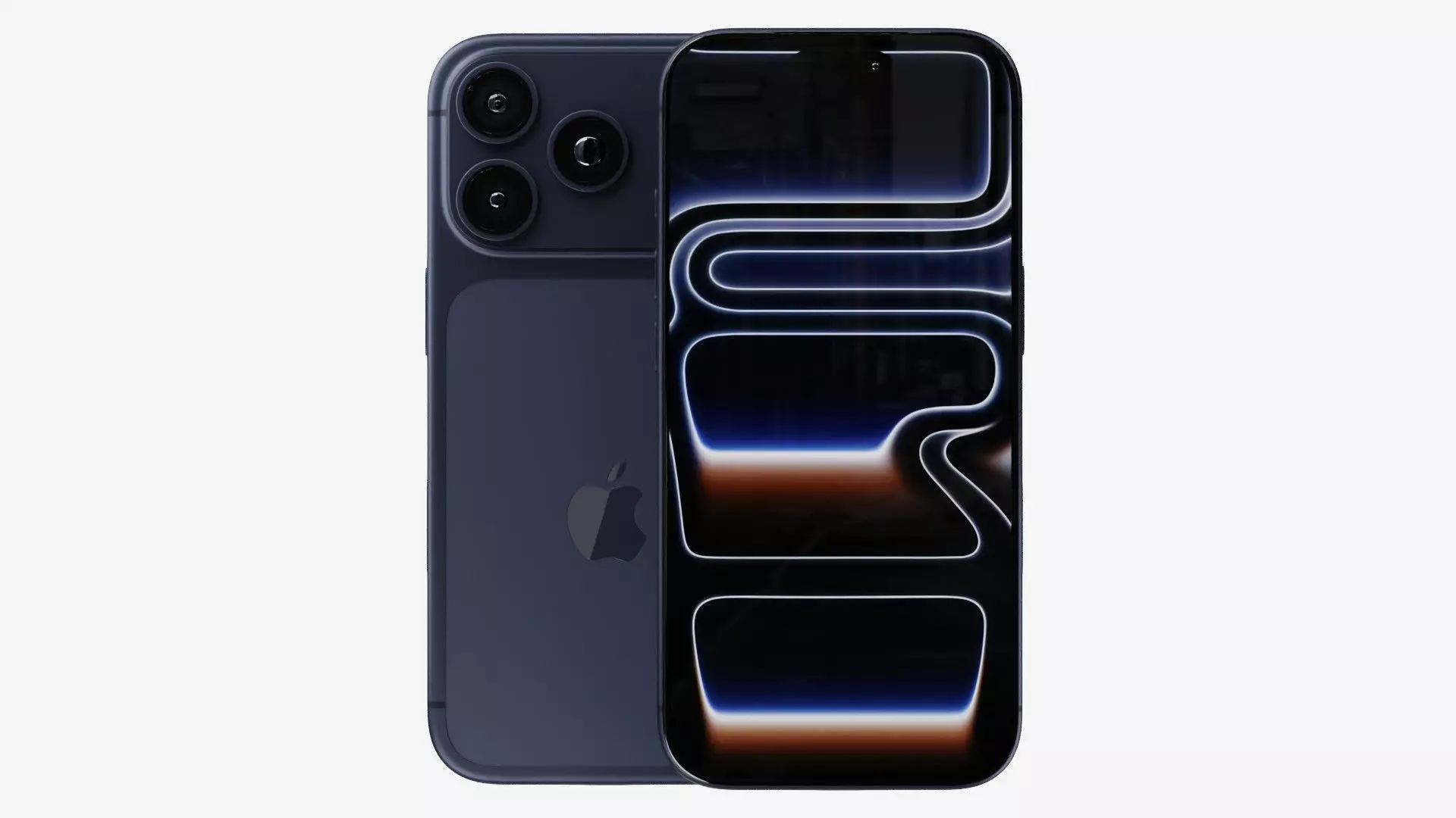 Apple iPhone 17 Pro Deep Blue 3D model_1
