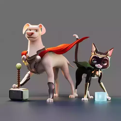Mythical Pet Duo Labrathor and Lokitty
