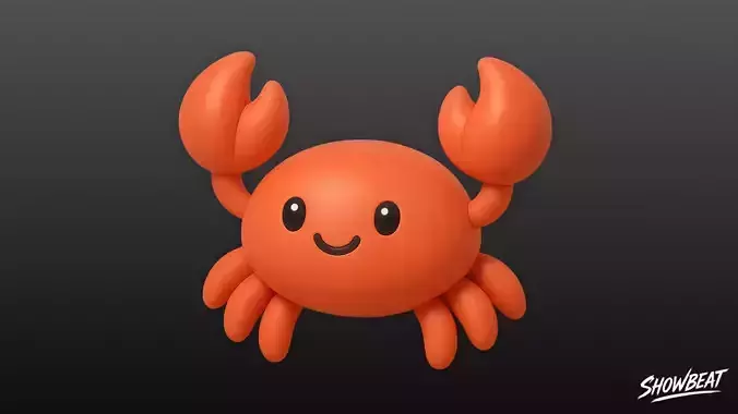 Cartoon Plush Crab