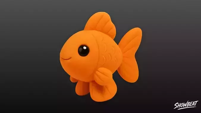 Cartoon Plush Goldfish