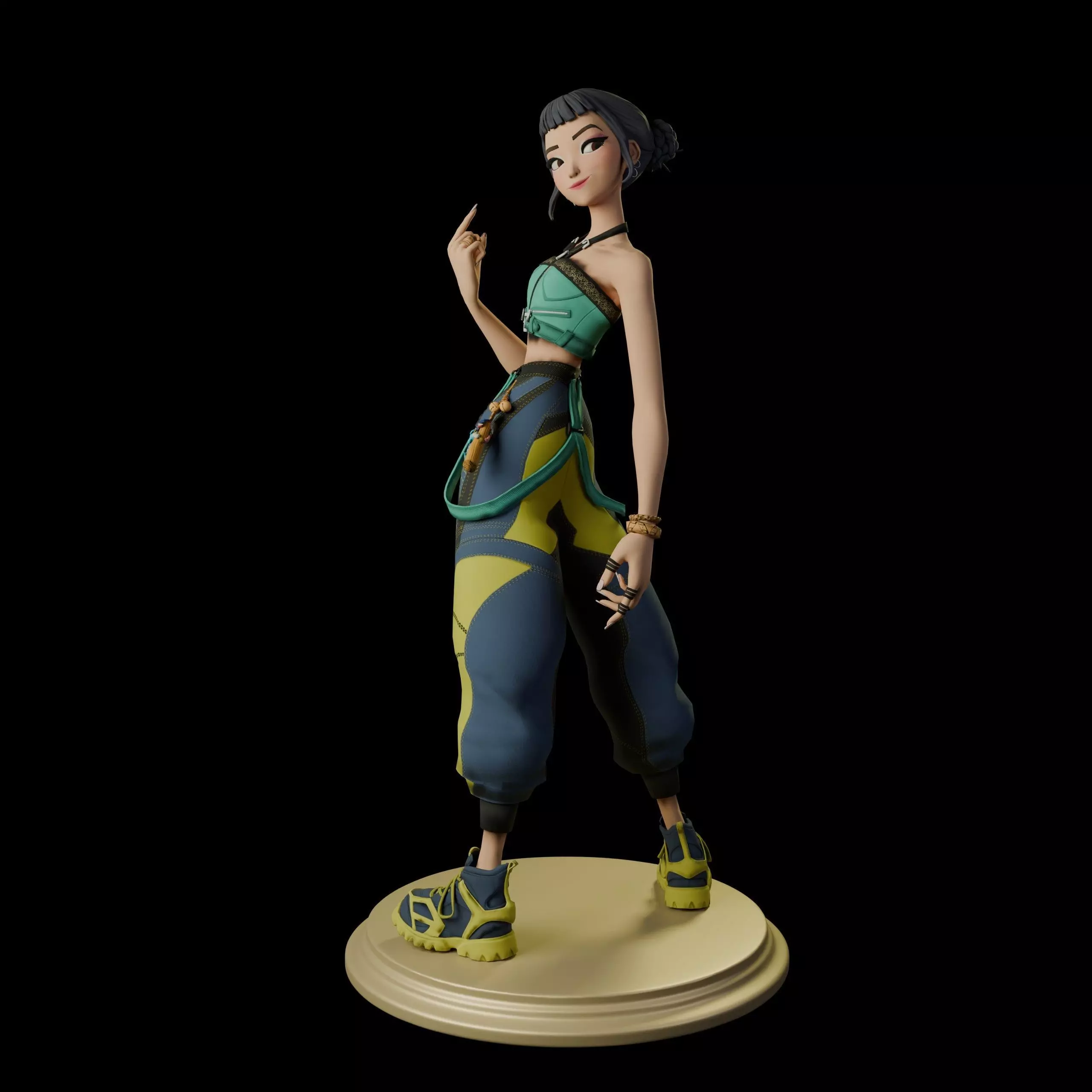 Zoey 3D Printable 3D print model