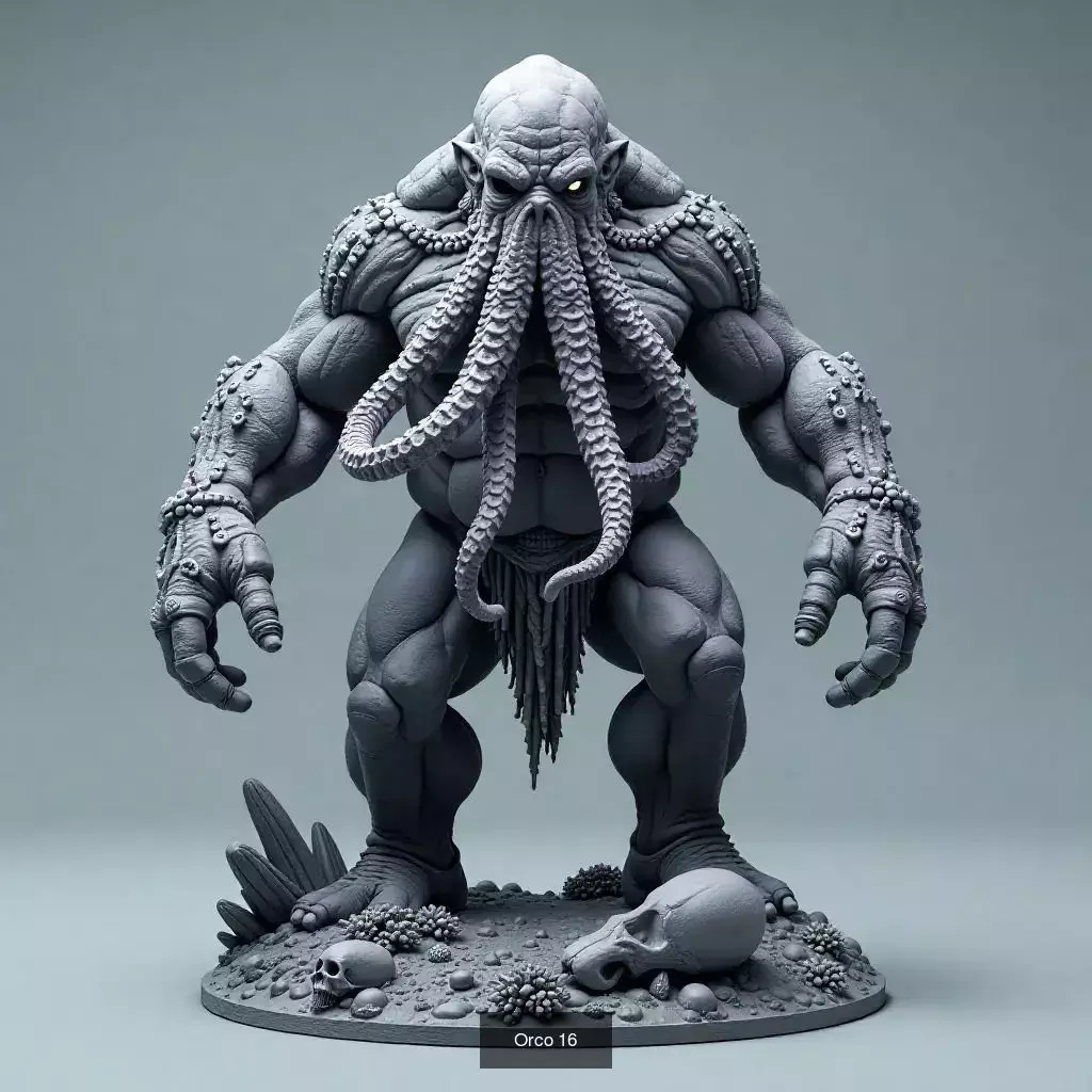 Horda Salvaje 30 Orcos STL para Impresion 3D 3D Model Collection_24