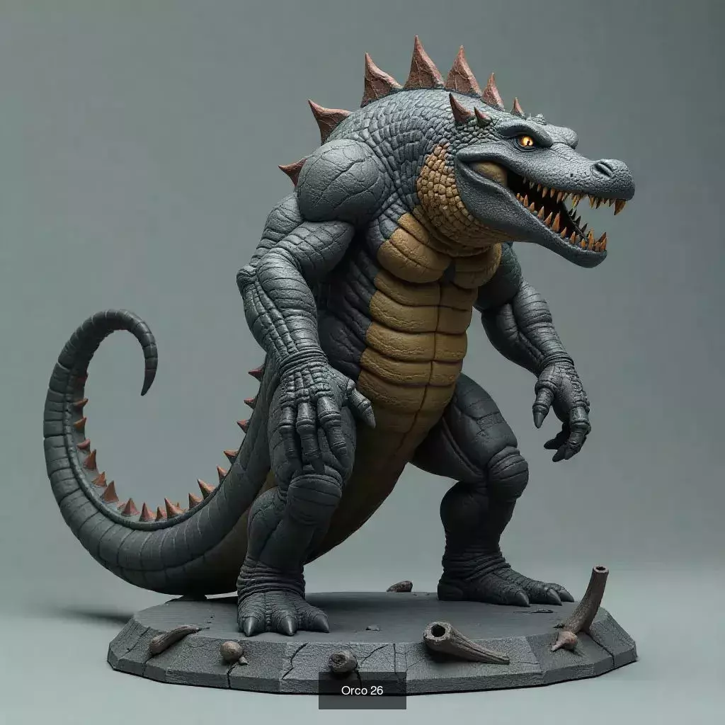 Horda Salvaje 30 Orcos STL para Impresion 3D 3D Model Collection_14