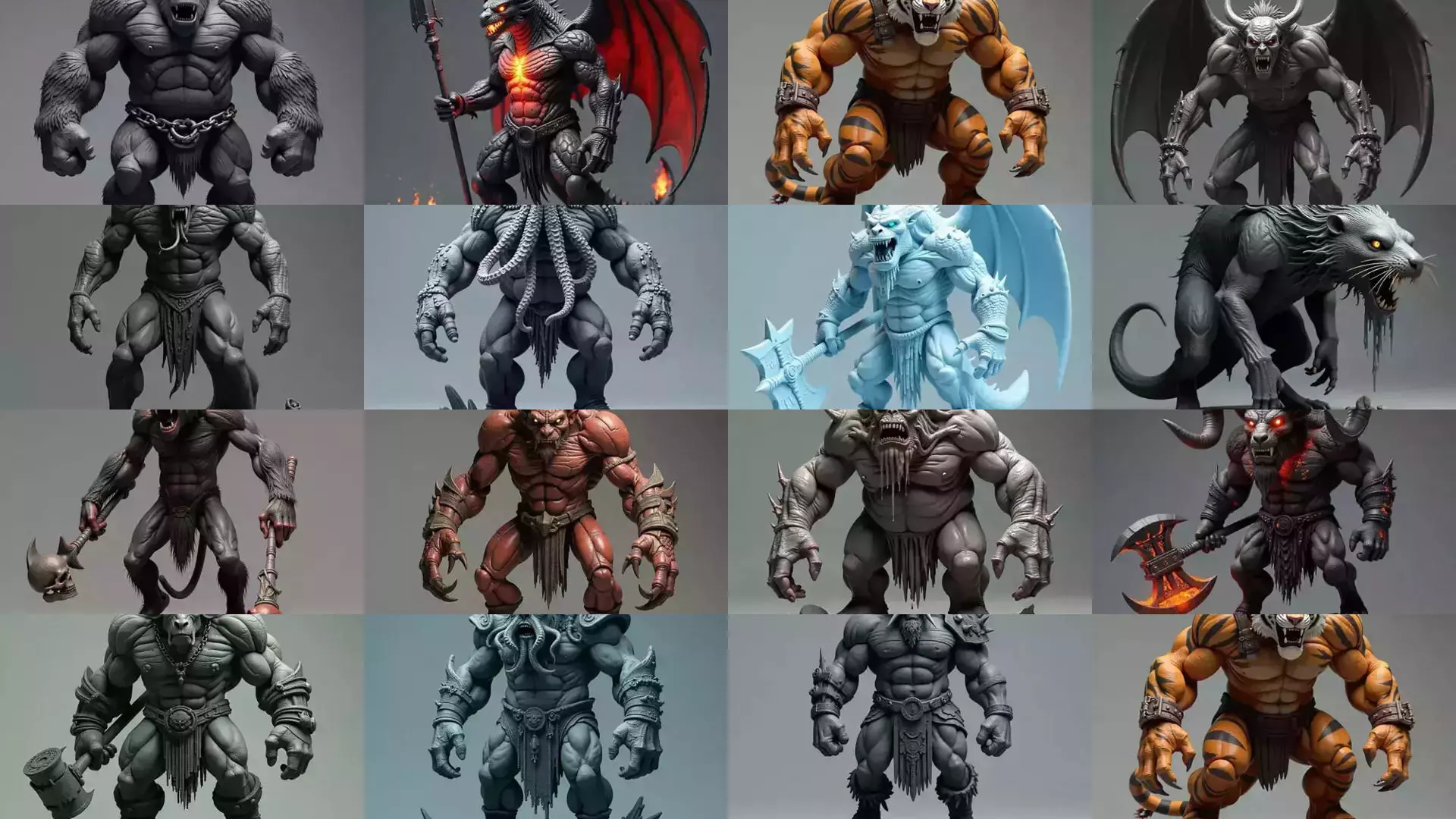 Horda Salvaje 30 Orcos STL para Impresion 3D 3D Model Collection_1