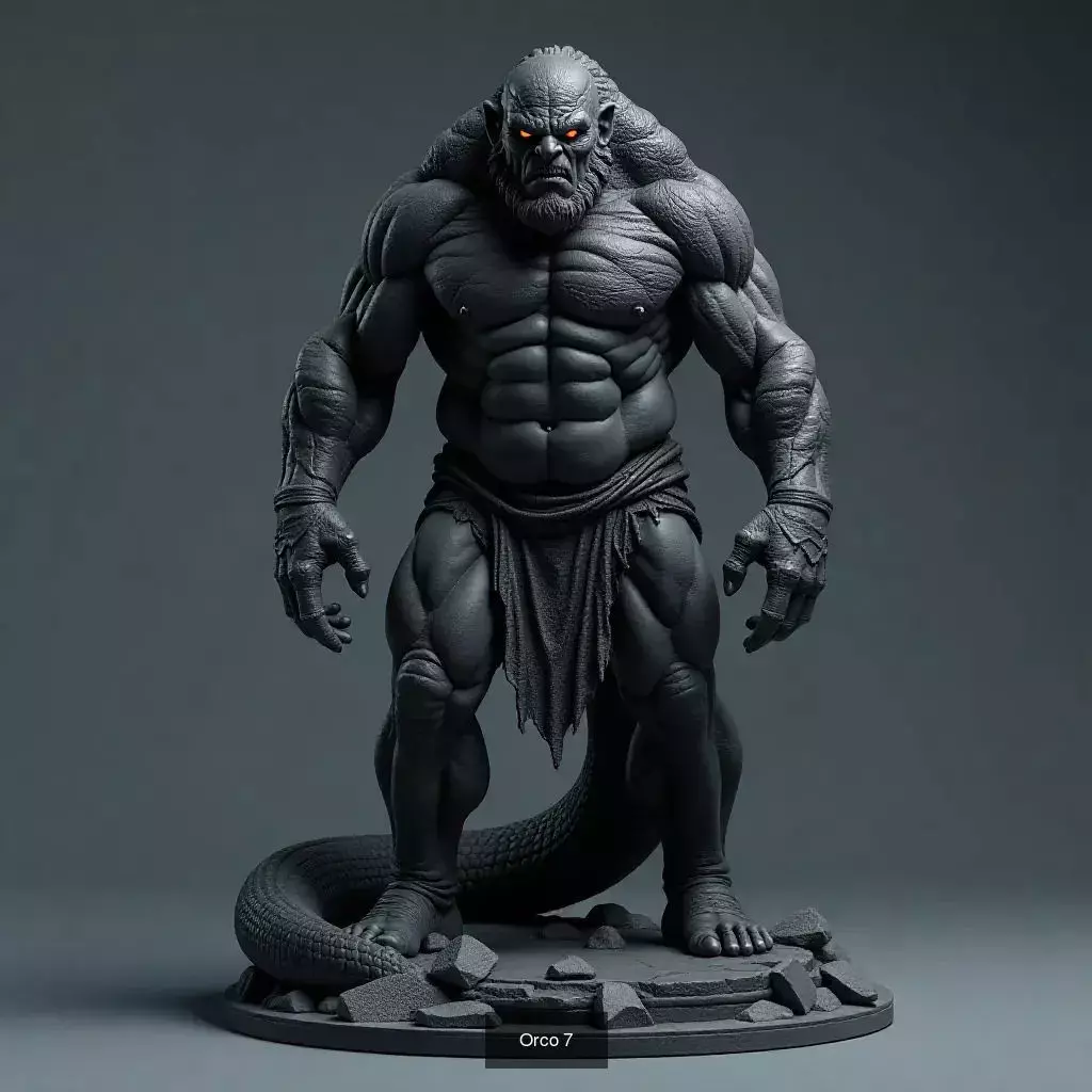 Horda Salvaje 30 Orcos STL para Impresion 3D 3D Model Collection_5