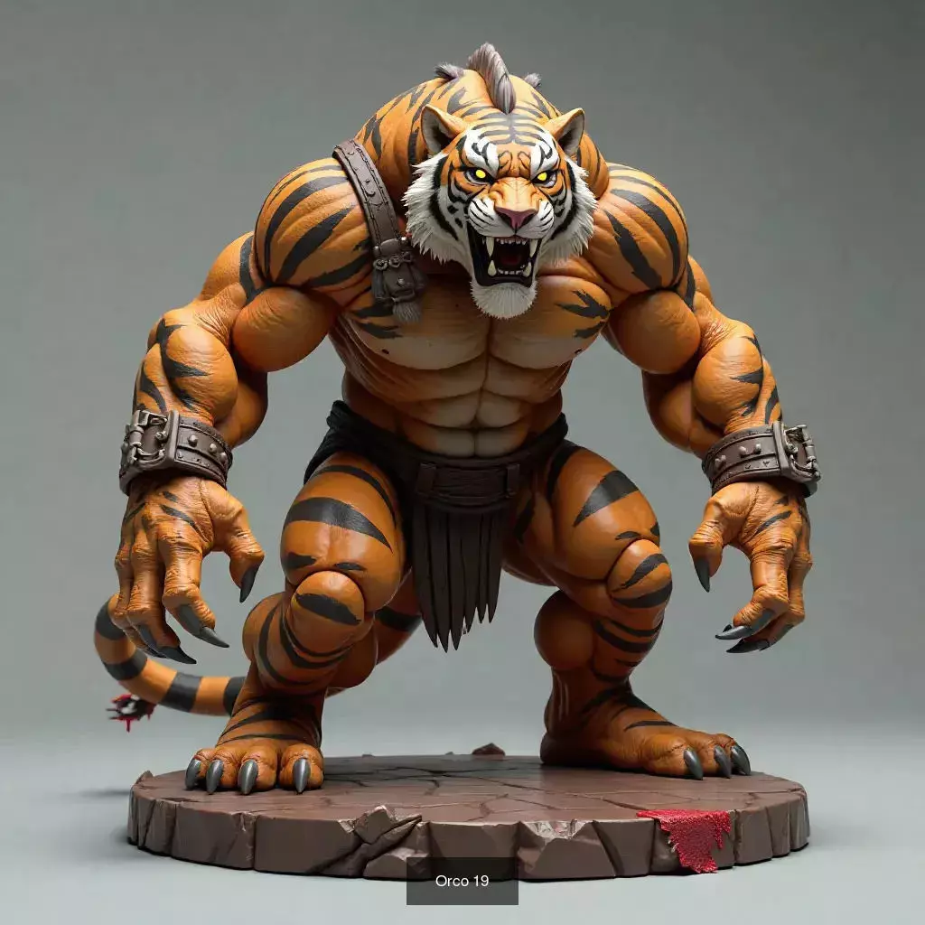 Horda Salvaje 30 Orcos STL para Impresion 3D 3D Model Collection_21