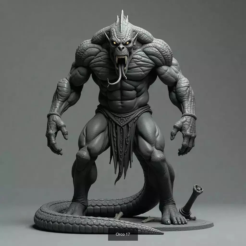 Horda Salvaje 30 Orcos STL para Impresion 3D 3D Model Collection_23