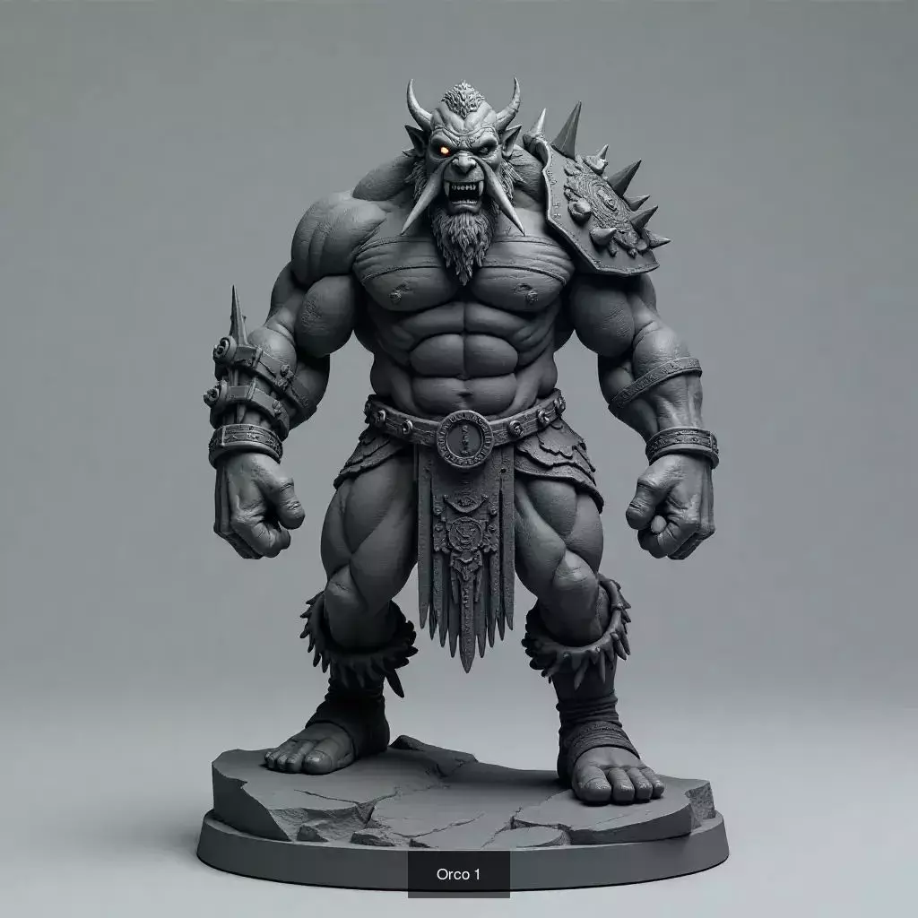 Horda Salvaje 30 Orcos STL para Impresion 3D 3D Model Collection_33