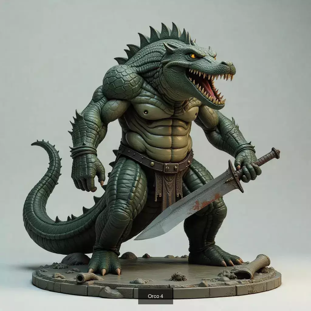 Horda Salvaje 30 Orcos STL para Impresion 3D 3D Model Collection_8