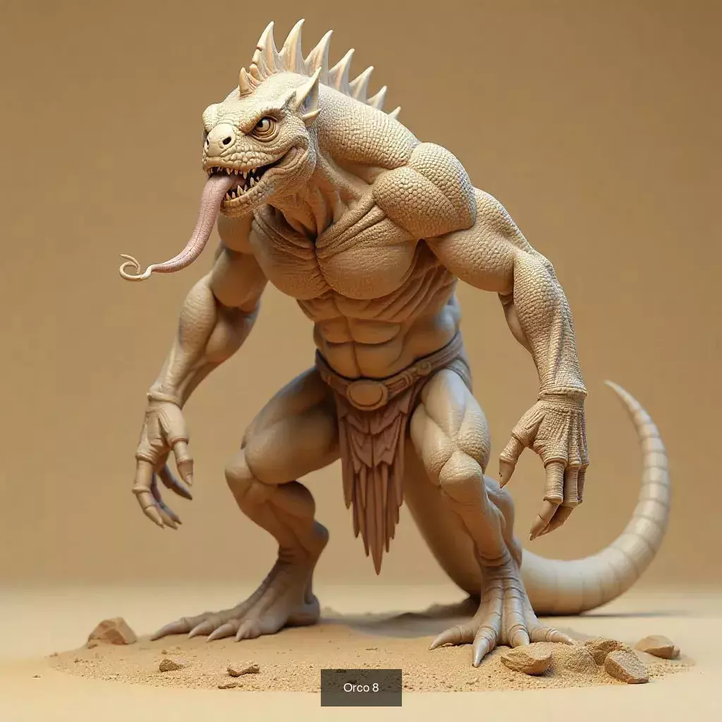 Horda Salvaje 30 Orcos STL para Impresion 3D 3D Model Collection_4