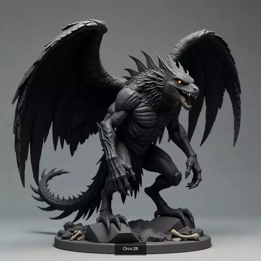 Horda Salvaje 30 Orcos STL para Impresion 3D 3D Model Collection_12