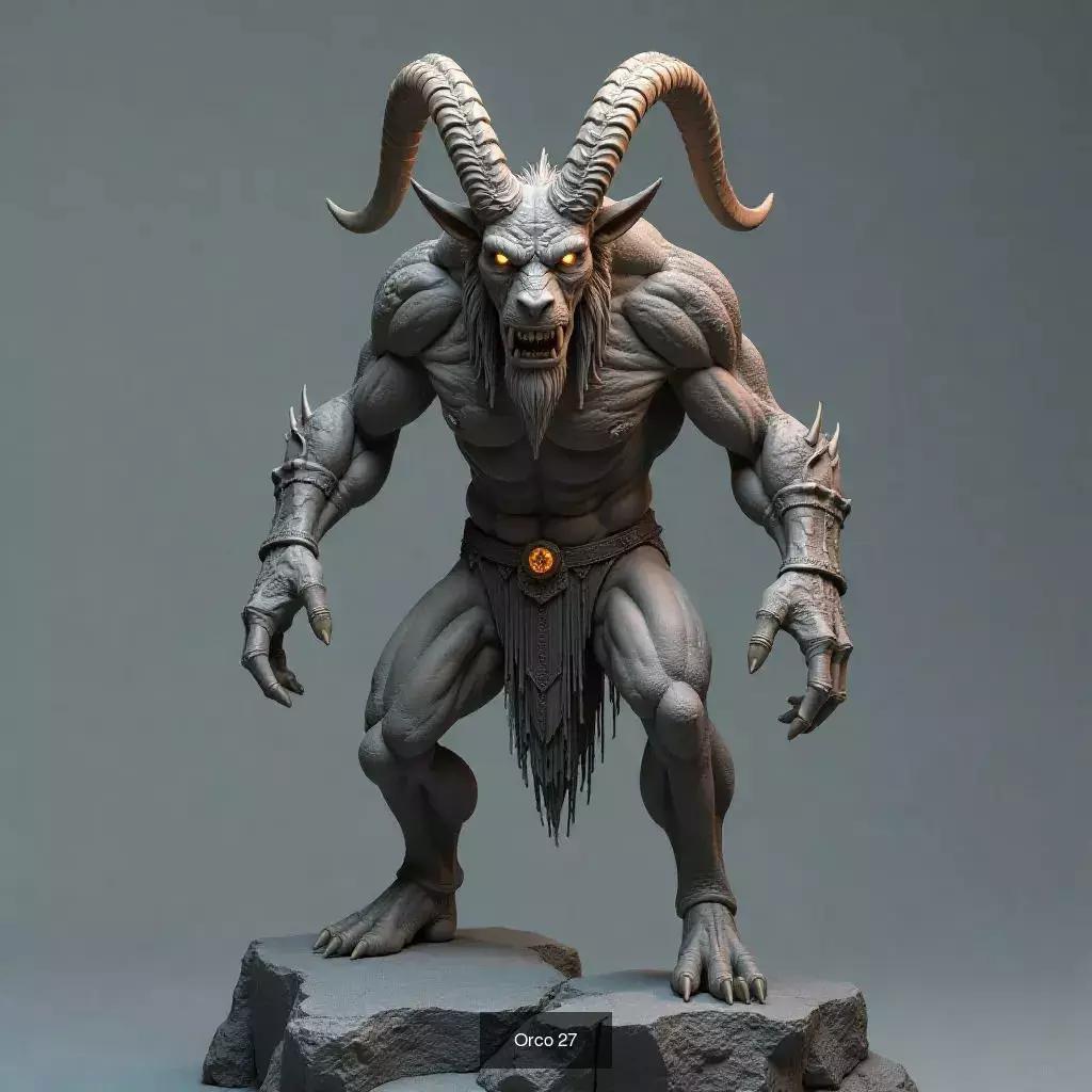 Horda Salvaje 30 Orcos STL para Impresion 3D 3D Model Collection_13