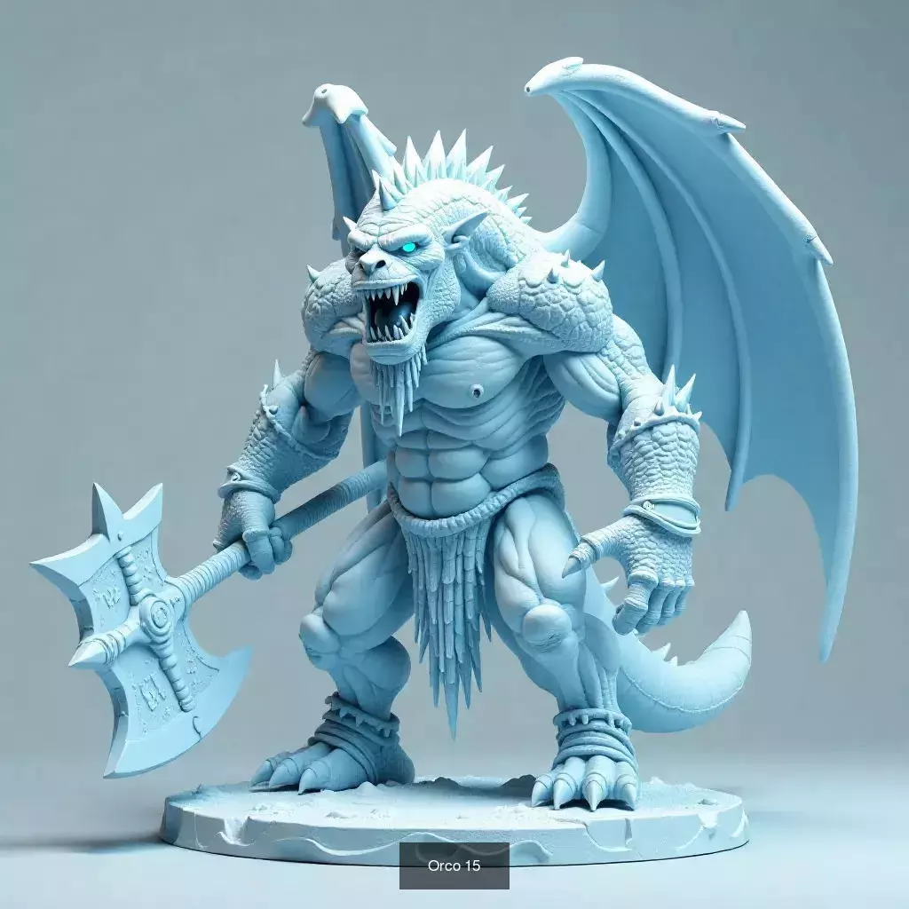 Horda Salvaje 30 Orcos STL para Impresion 3D 3D Model Collection_25