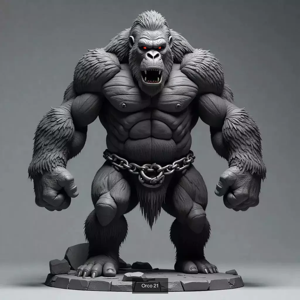 Horda Salvaje 30 Orcos STL para Impresion 3D 3D Model Collection_19