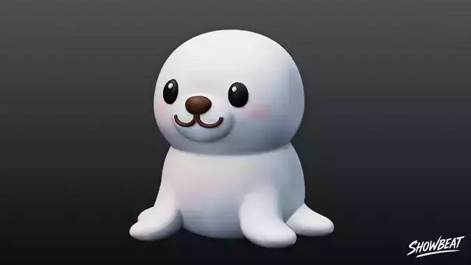 Cartoon Plush Seal