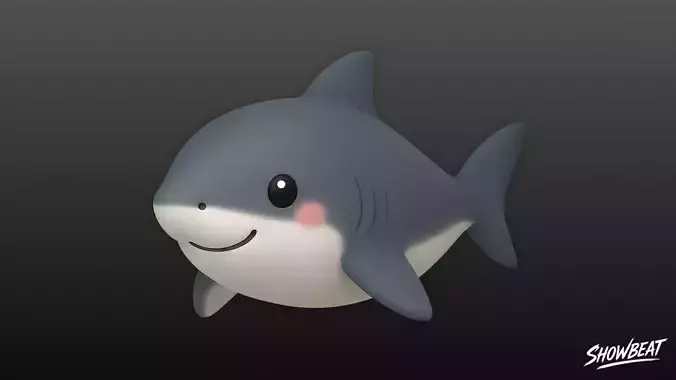 Cartoon Plush Shark